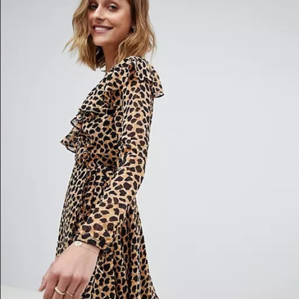 Free People Leopard Print Dress - Picture 2 of 4